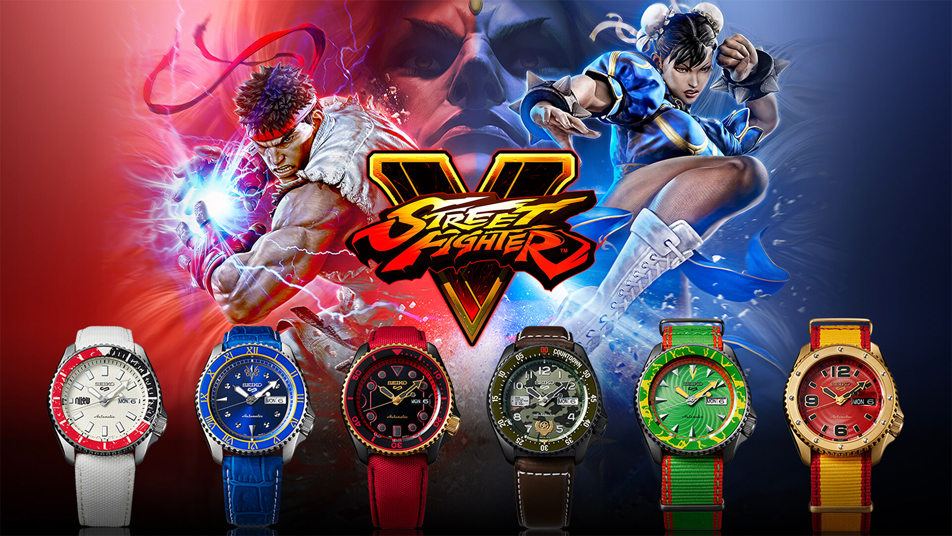 Seiko Launches Street Fighter Limited Edition Watches