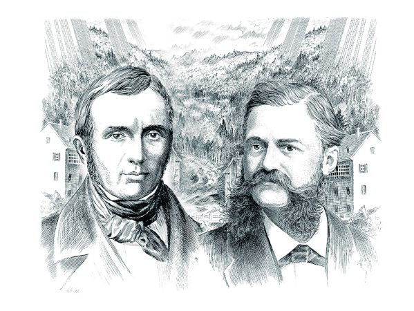Auguste Agassiz and Ernest Francillon