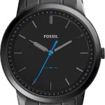 Read more about the article Fossil Minimalist Black Stainless Steel Watch FS5308