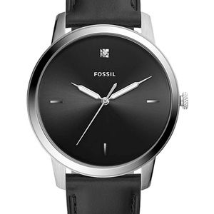 Read more about the article Fossil Minimalist Slim Three-Hand Brown Leather Watch FS5497