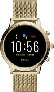 Read more about the article Fossil Hybrid Smartwatch – Julianna HR Rose Gold-Tone Stainless Steel Mesh FTW6062