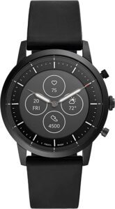 Read more about the article Fossil Hybrid Smartwatch – Collider HR Heart Rate Stainless Steel and Silicone Hybrid HR Smart Watch FTW7010