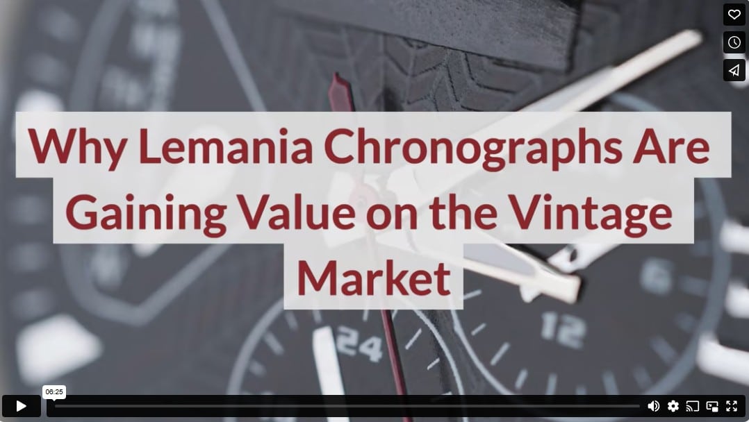 Why Lemania Chronographs Are Gaining Value on the Vintage Market