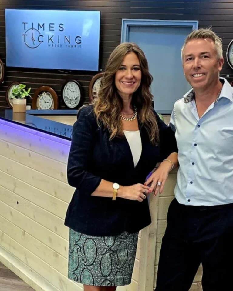 Jared and Annette Foster, owners of Times Ticking