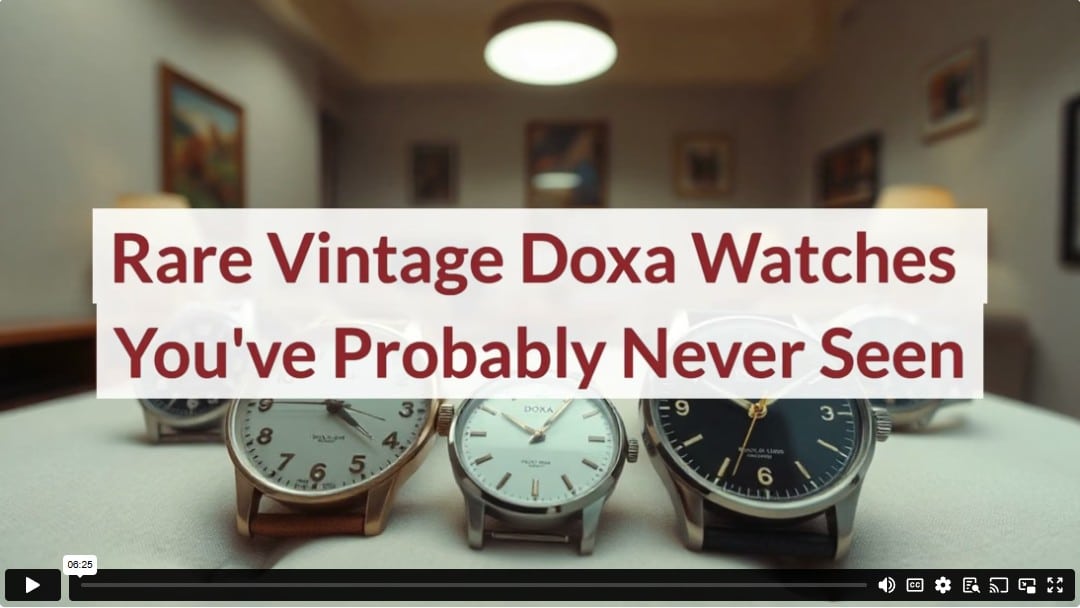 Rare Vintage Doxa Watches You've Probably Never Seen